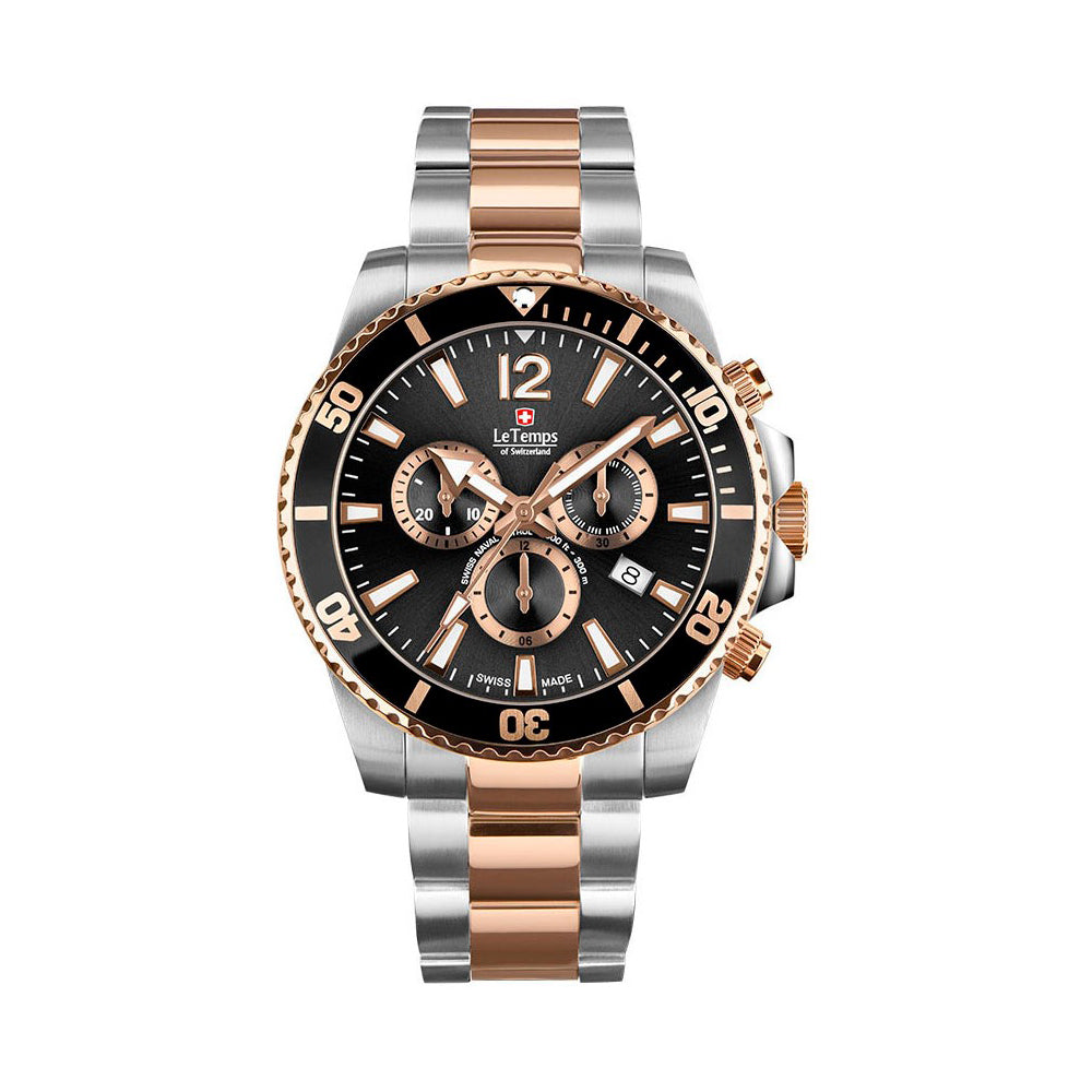 SWISS NAVAL PATROL CUARZO CHRONO