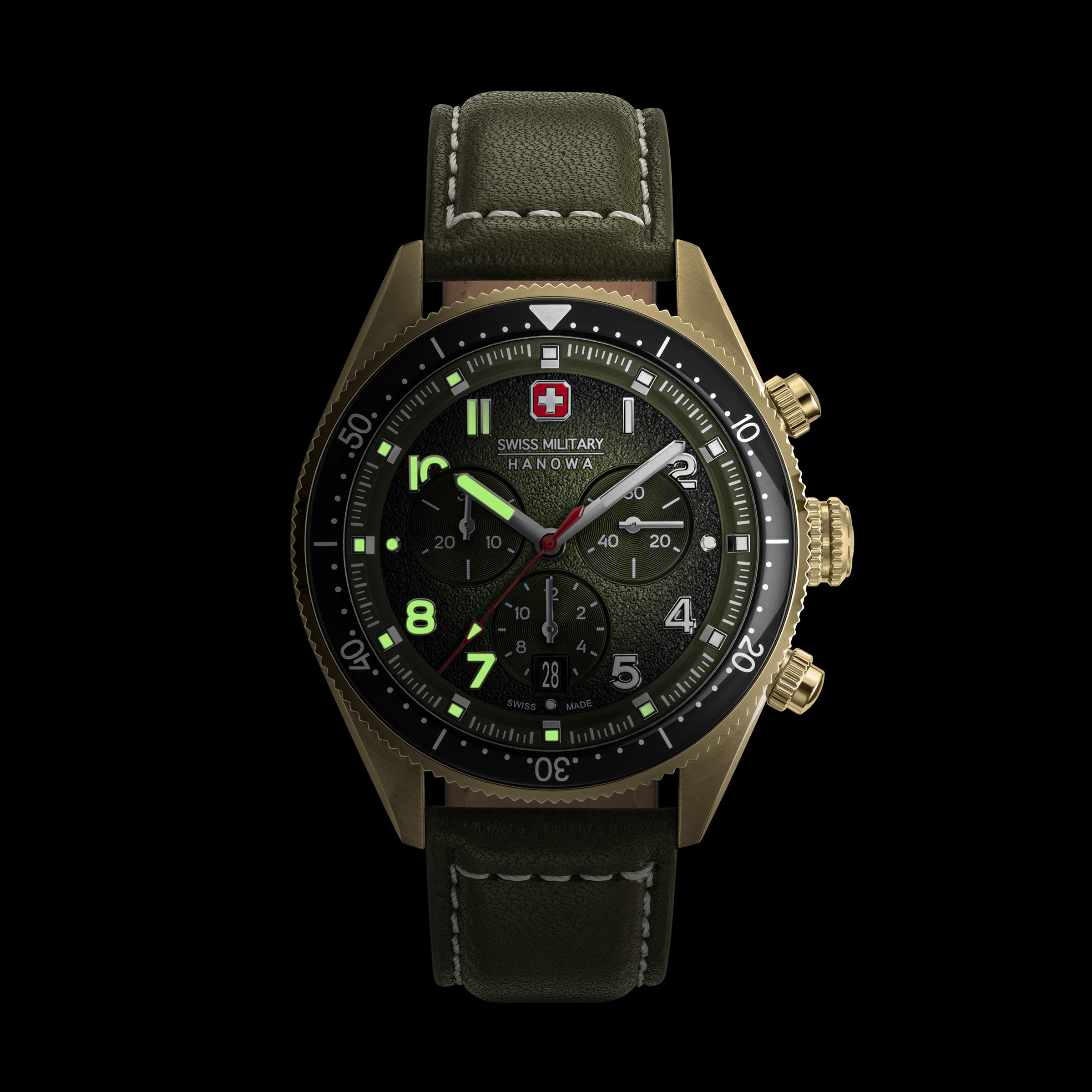 Greyhound Chrono Green Brown