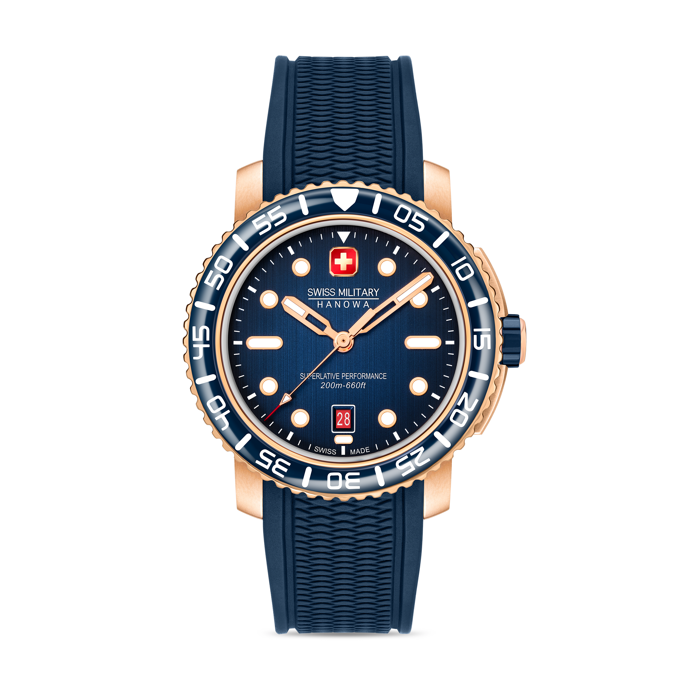 Black Marlin Blue Dial