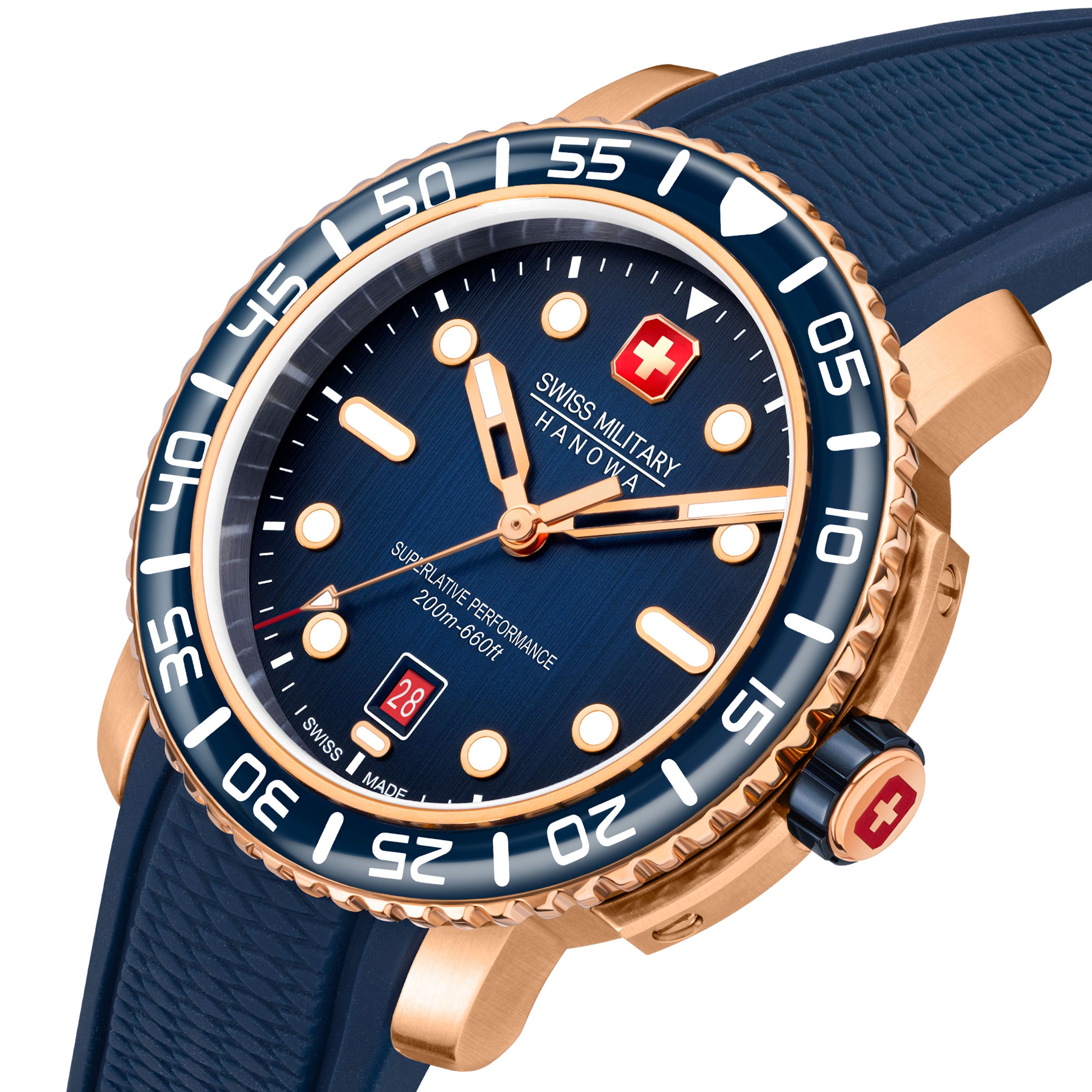 Black Marlin Blue Dial