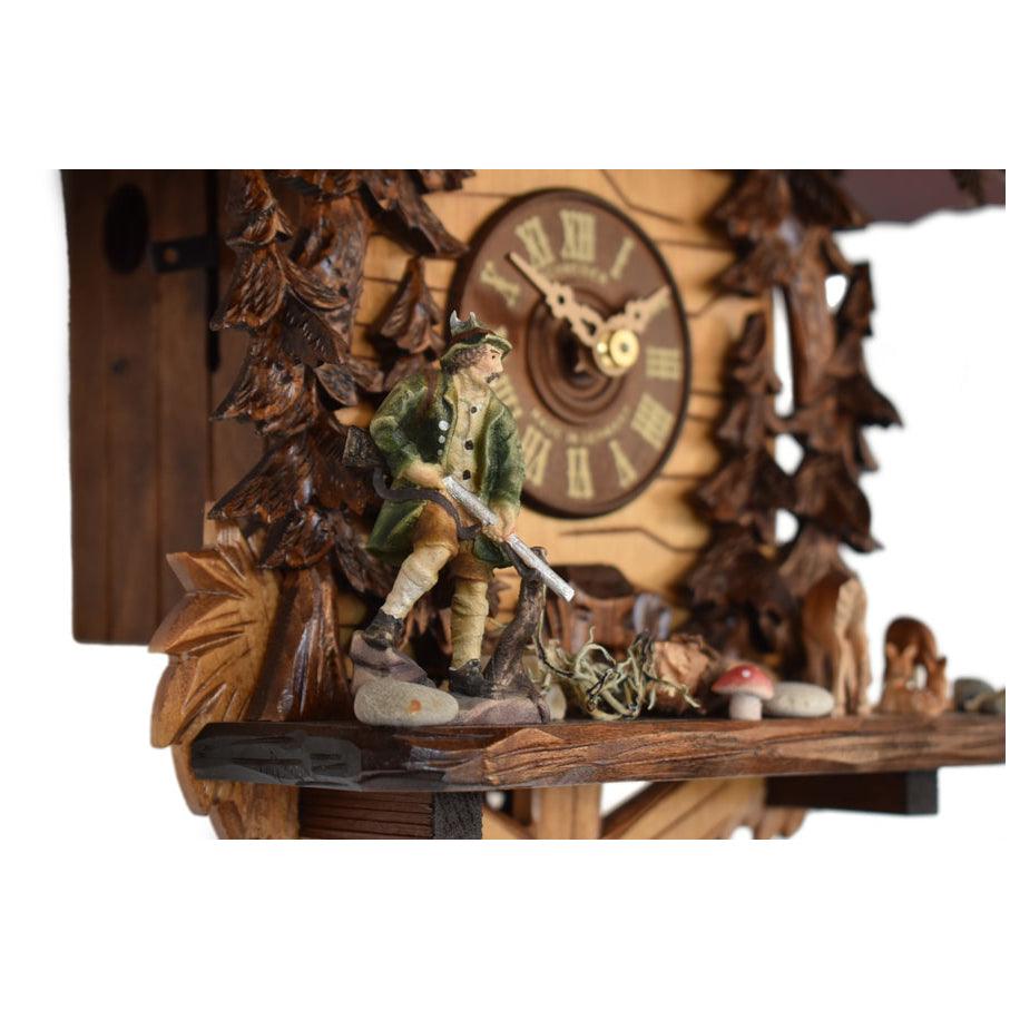Reloj musical Cucú tallado a mano