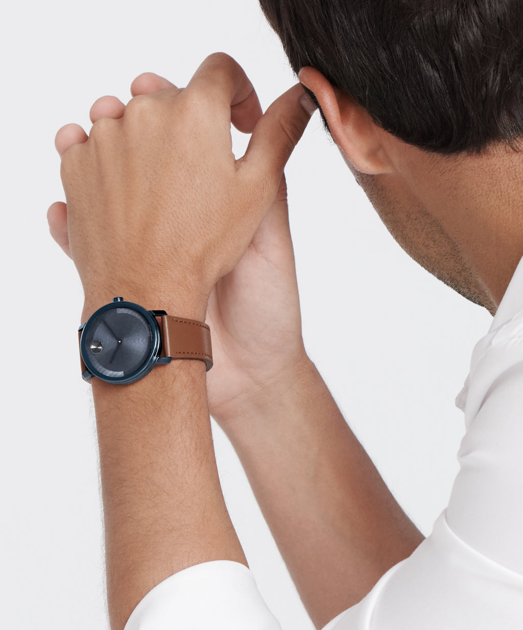 Bold Evolution 2.0 dial azul correa marrón