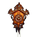 Reloj musical cucú tallado a mano