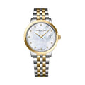 Toccata Quartz bicolor dial nacar con diamantes