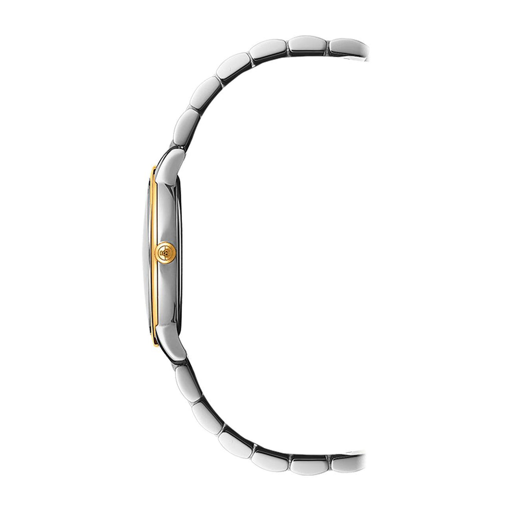 Toccata Quartz bicolor dial nacar con diamantes
