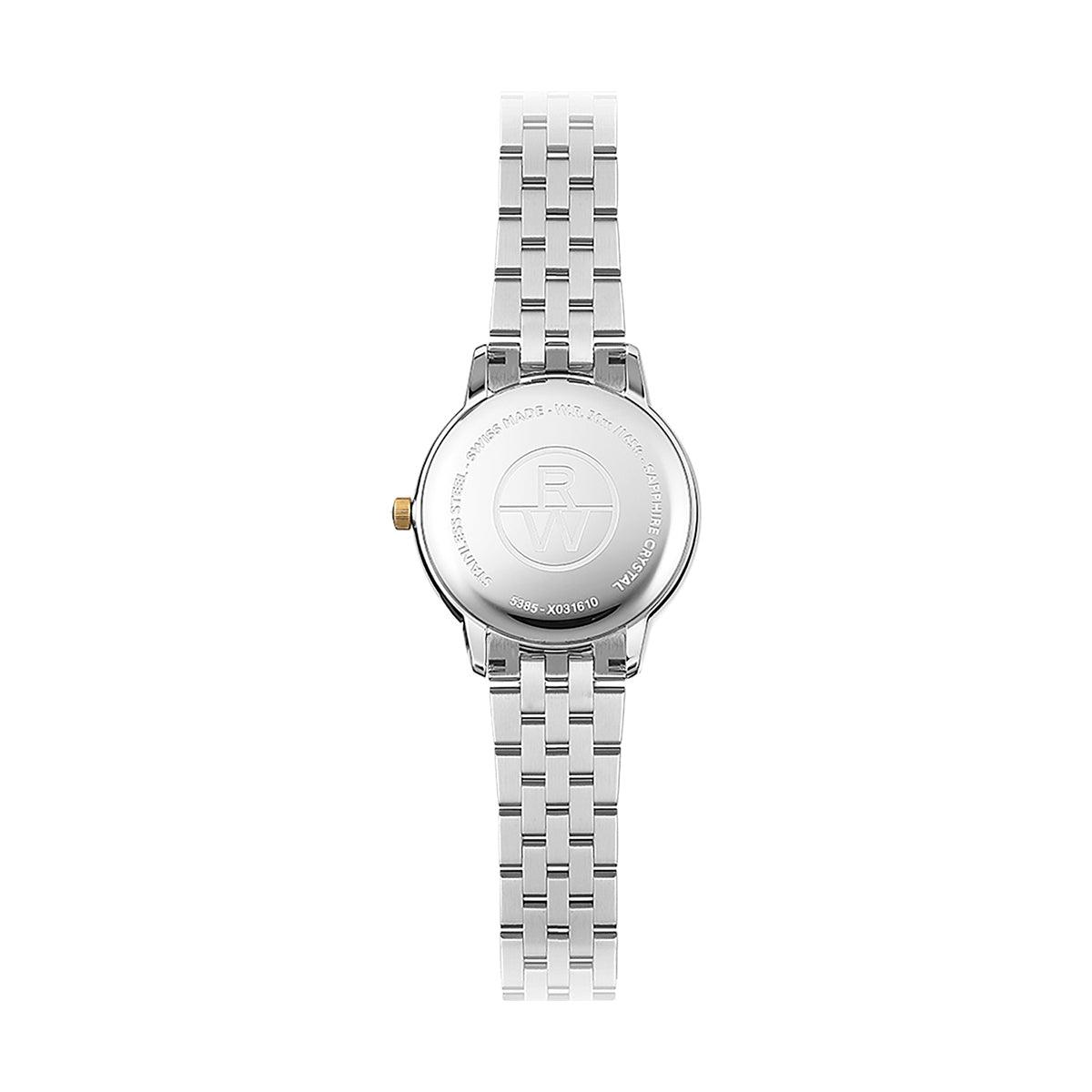 Toccata Quartz bicolor dial nacar con diamantes