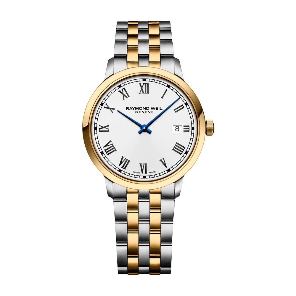 Toccata Quartz bicolor con PVD oro amarillo