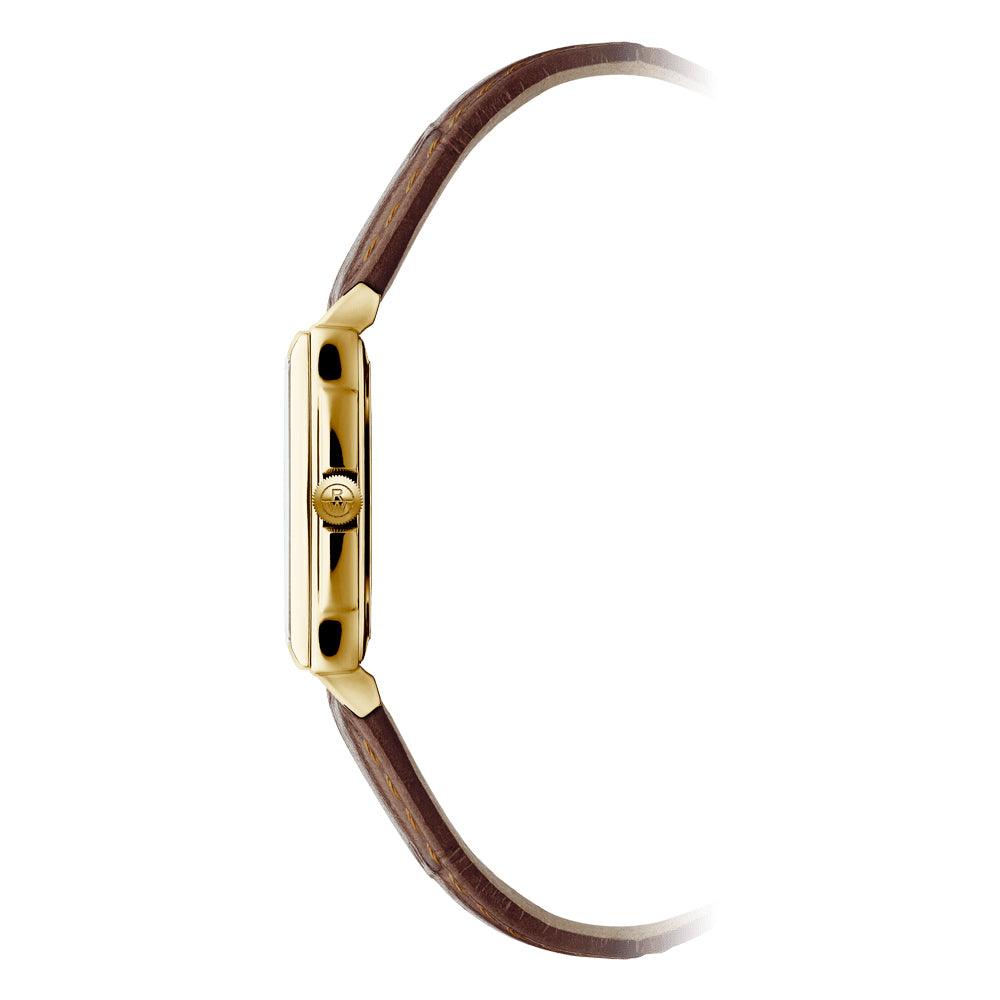 Toccata Quartz dial champán con PVD oro amarillo