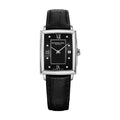 Toccata Quartz con 8 diamantes dial negro