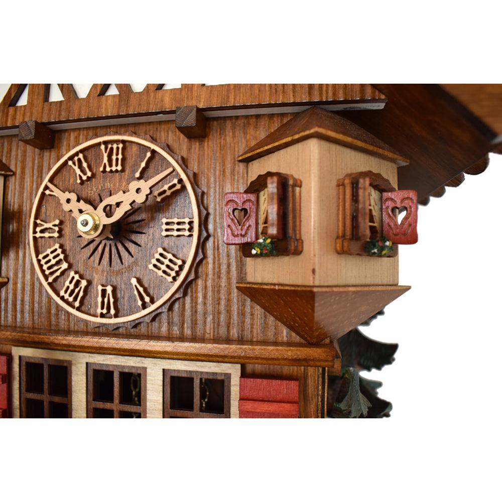 Reloj musical Cucú tallado a mano