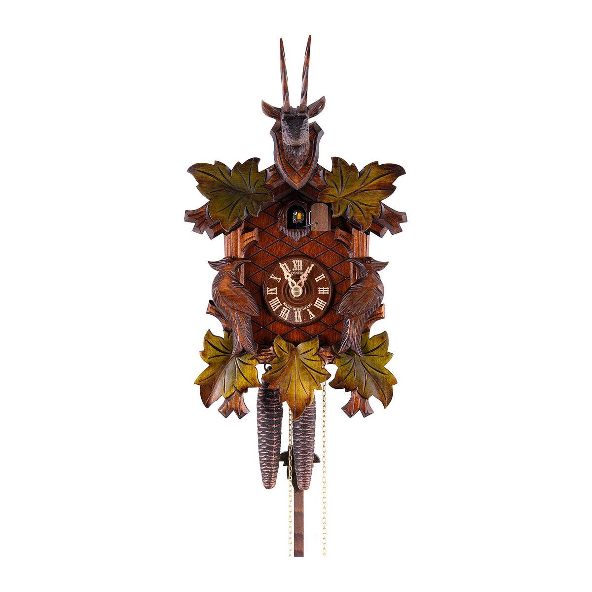 Reloj musical Cucú tallado a mano