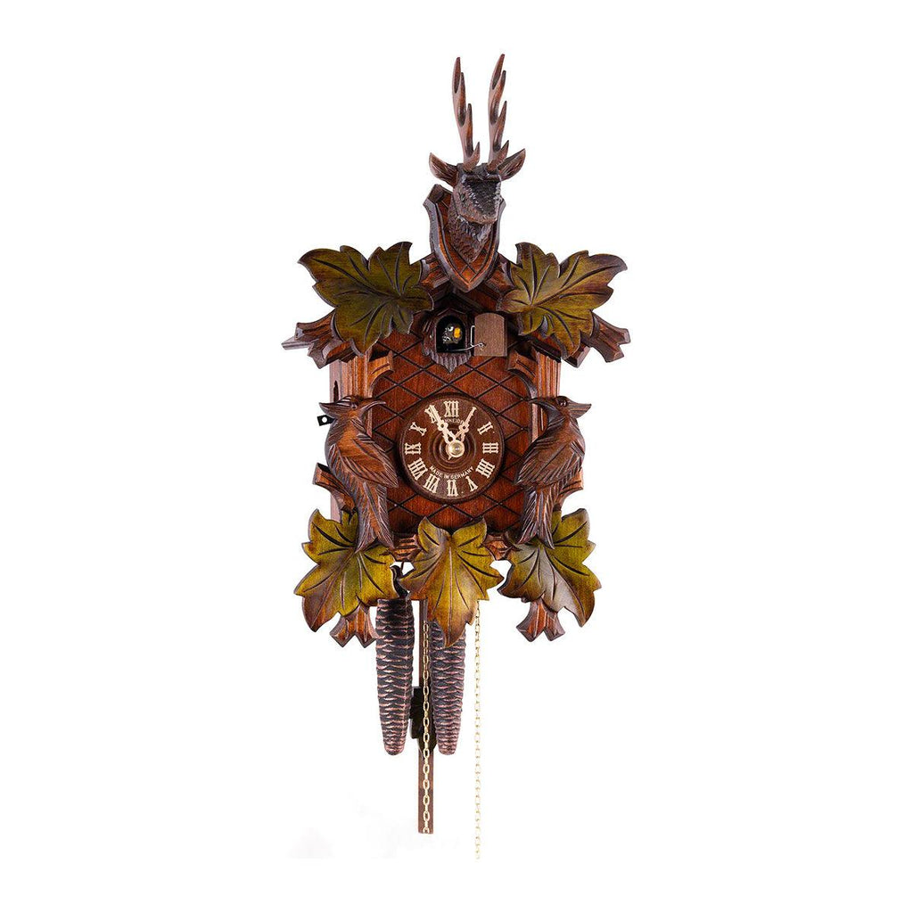 Reloj musical Cucú tallado a mano