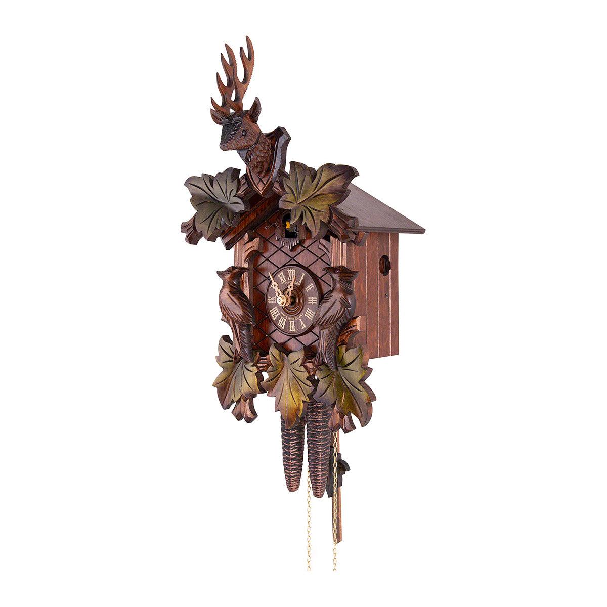 Reloj musical Cucú tallado a mano