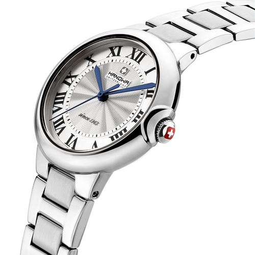 Ascona Lady White Dial