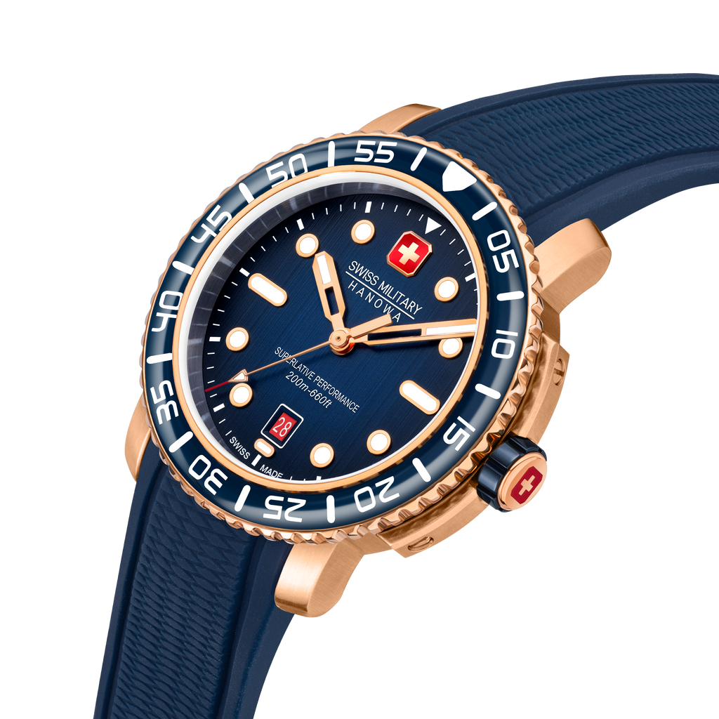 Black Marlin Blue Dial