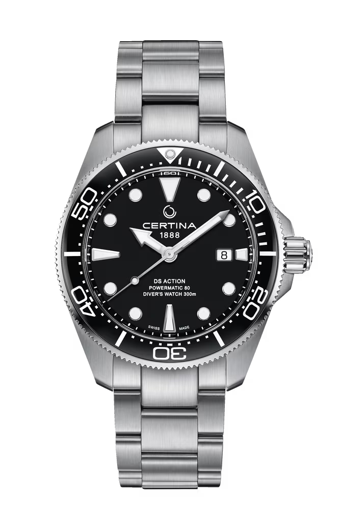 DS Action Diver 43mm Powermatic 80 dial negro