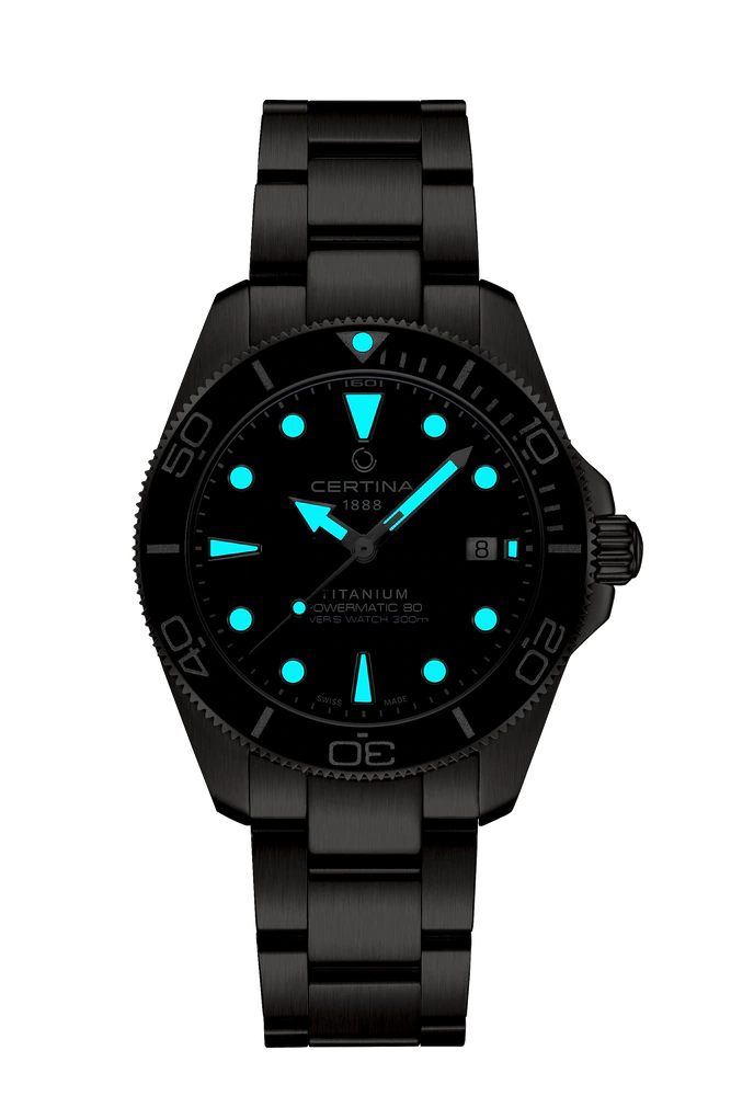 DS Action Diver 40.5mm Powermatic 80 Titanio