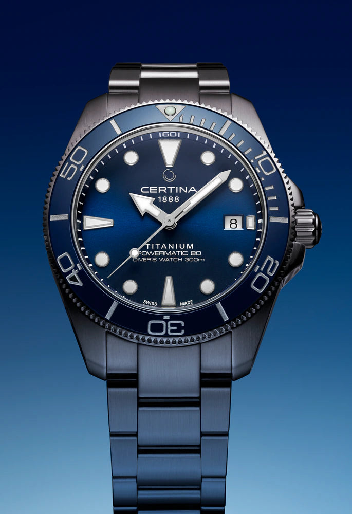 DS Action Diver 40.5mm Powermatic 80 Titanio