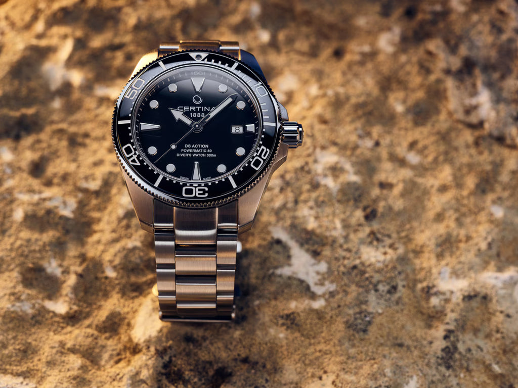 DS Action Diver 43mm Powermatic 80 dial negro