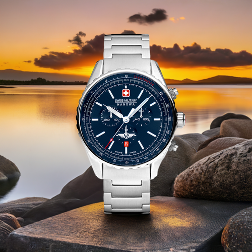 Afterburn Chrono Blue Dial