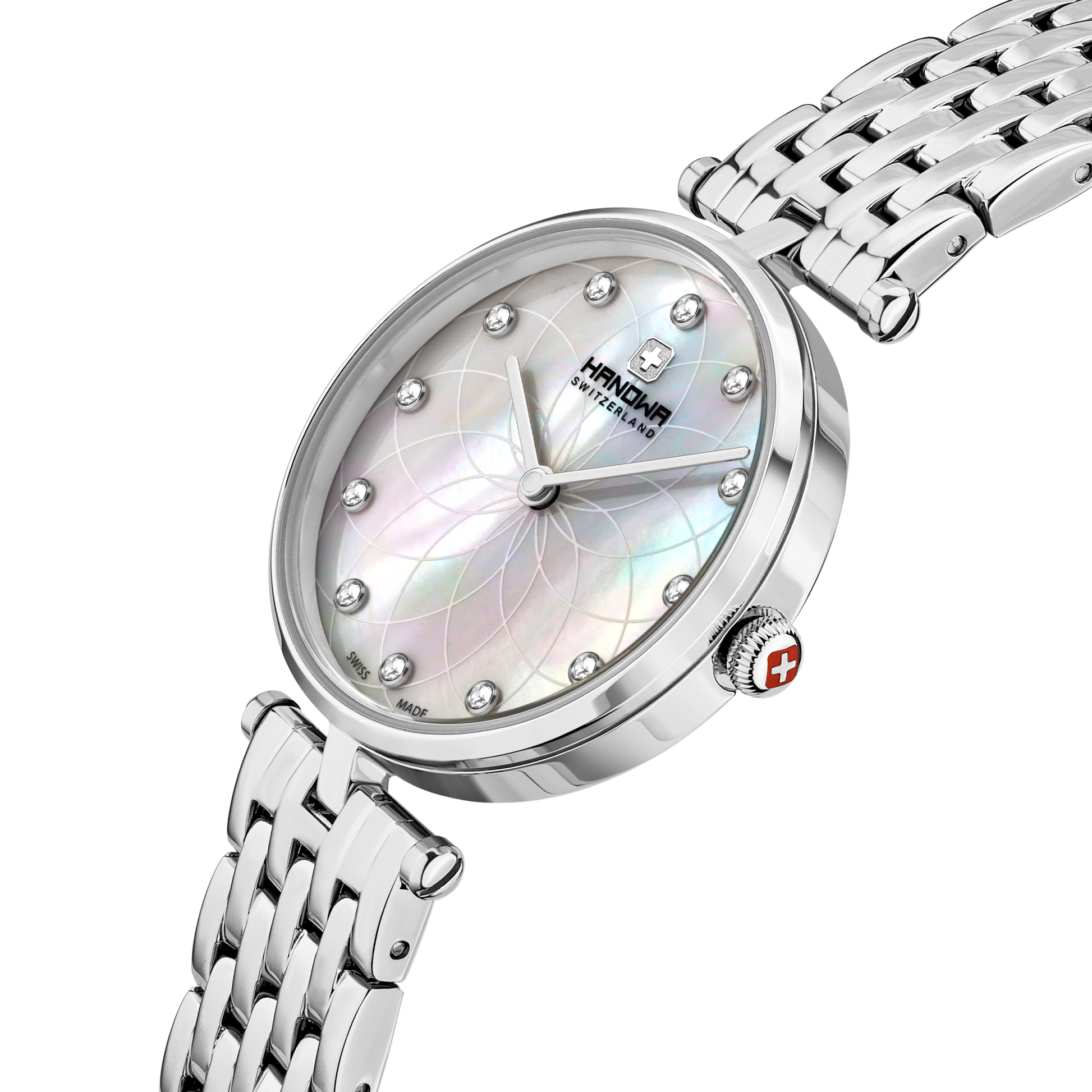Maggia Lady Pearl White Dial