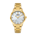 Canova Lady White Dial Gold