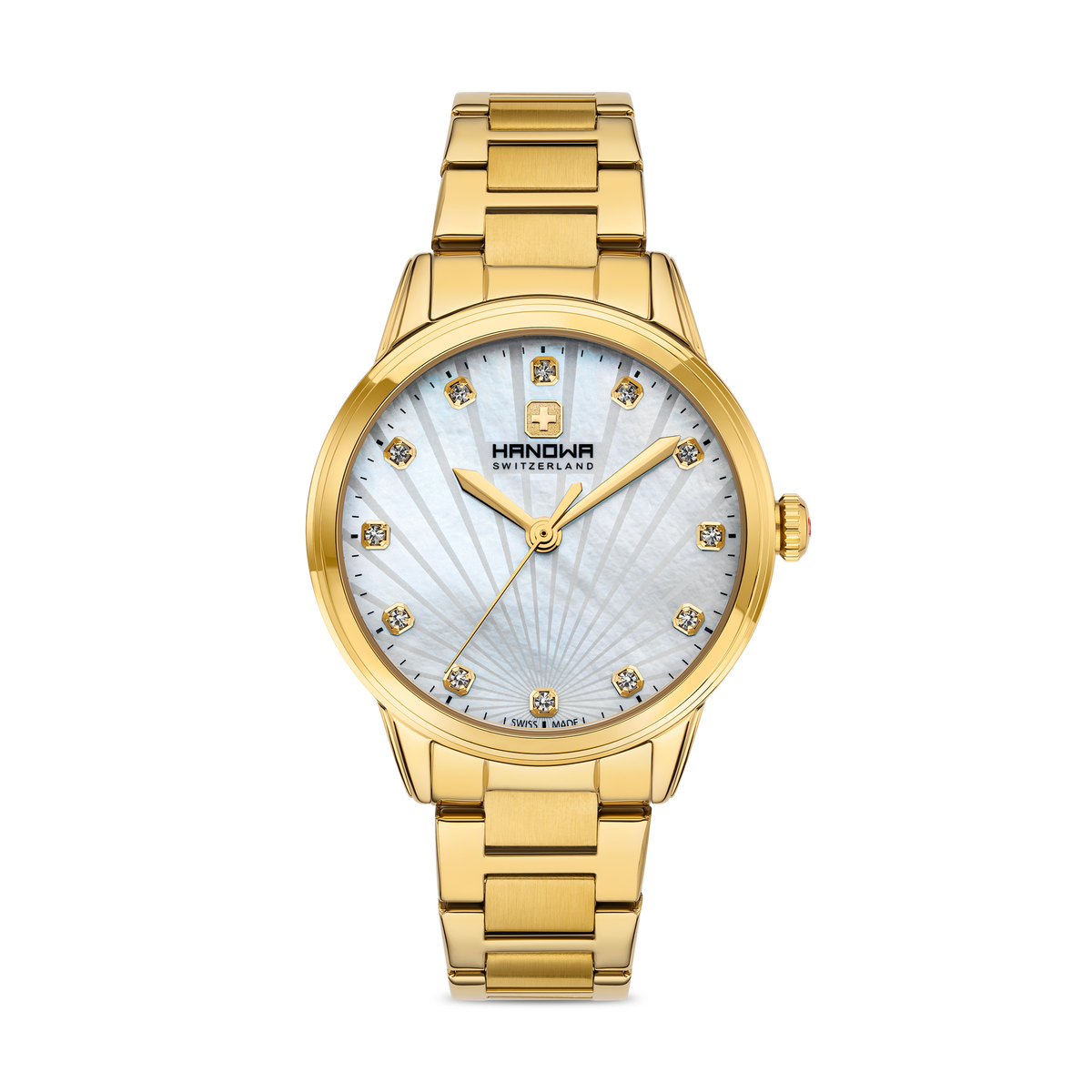Canova Lady White Dial Gold