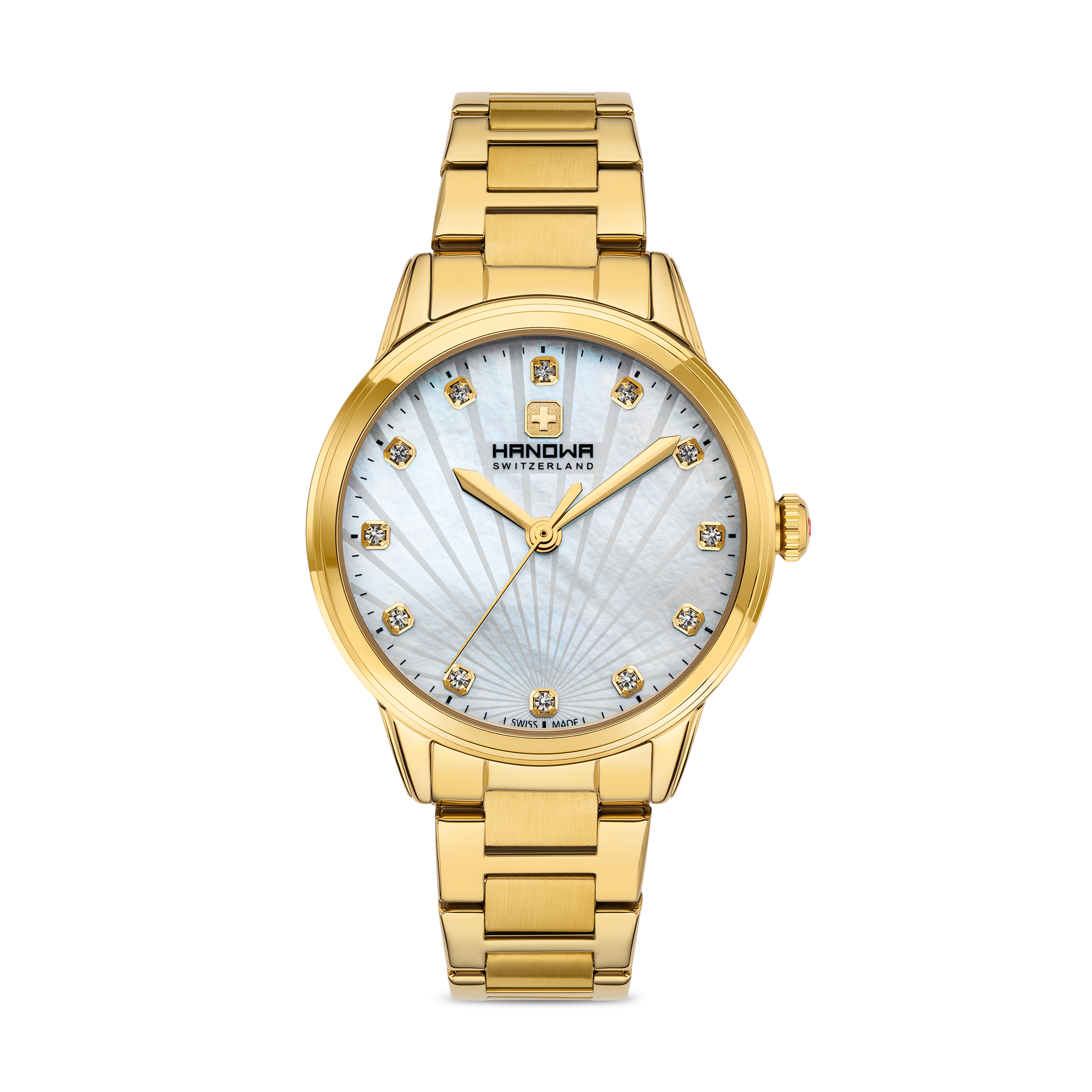Canova Lady White Dial Gold