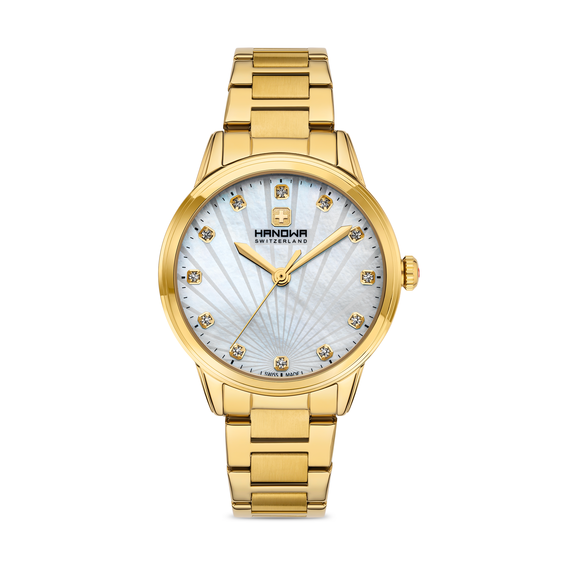 Canova Lady White Dial Gold