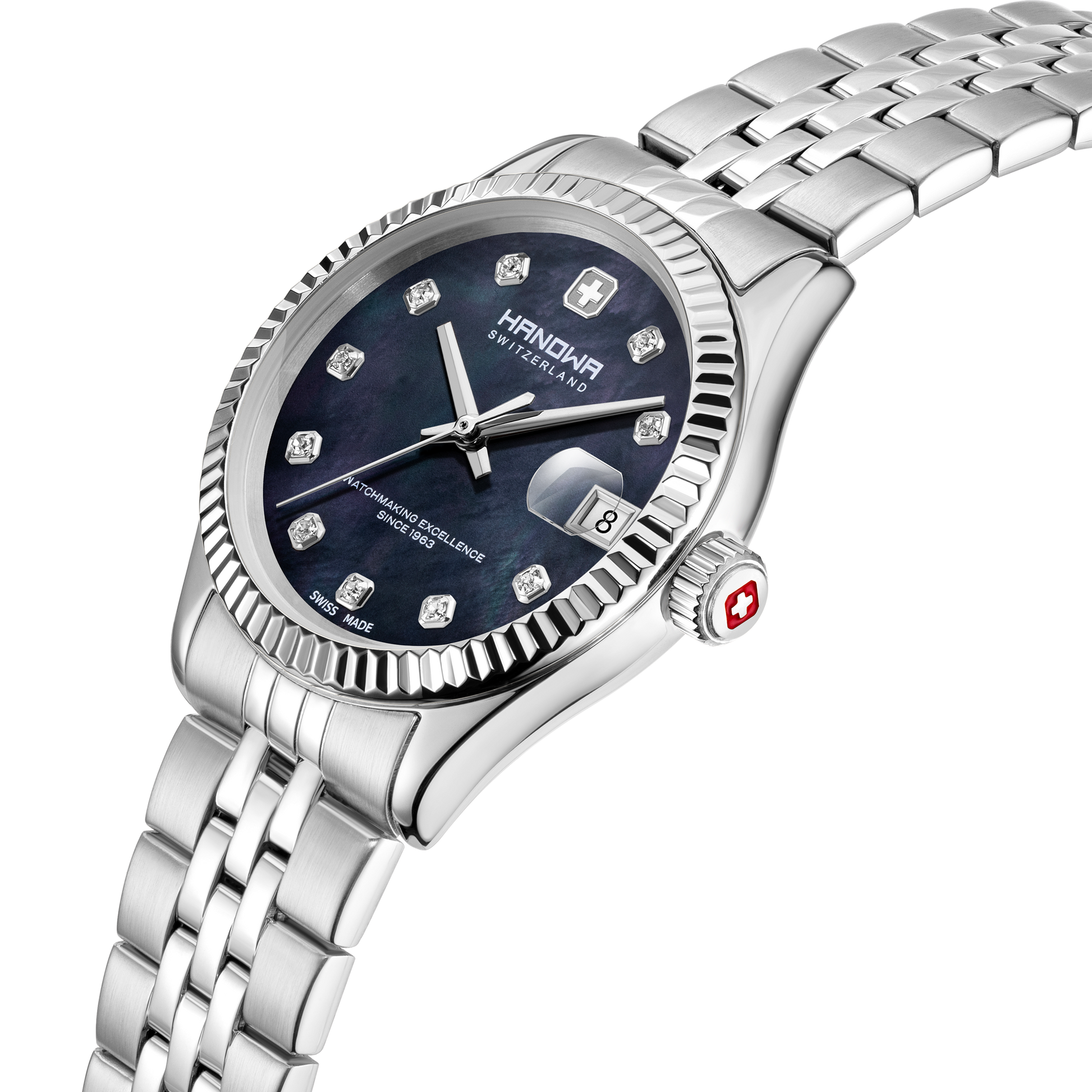 Sense Lady Pearl Blue Dial