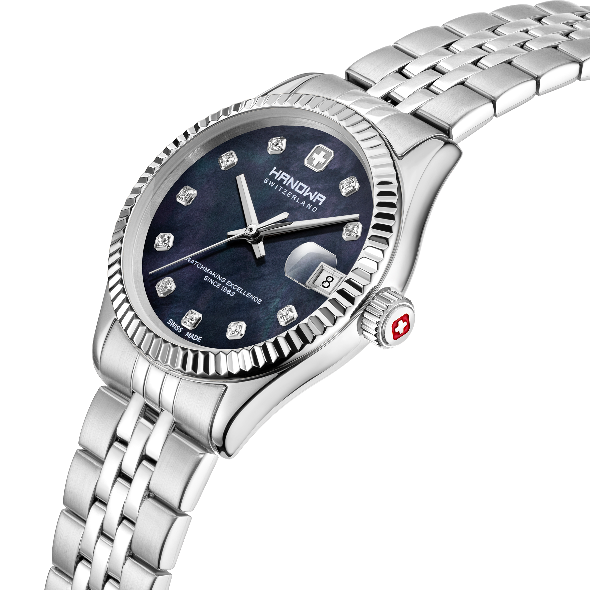 Sense Lady Pearl Blue Dial