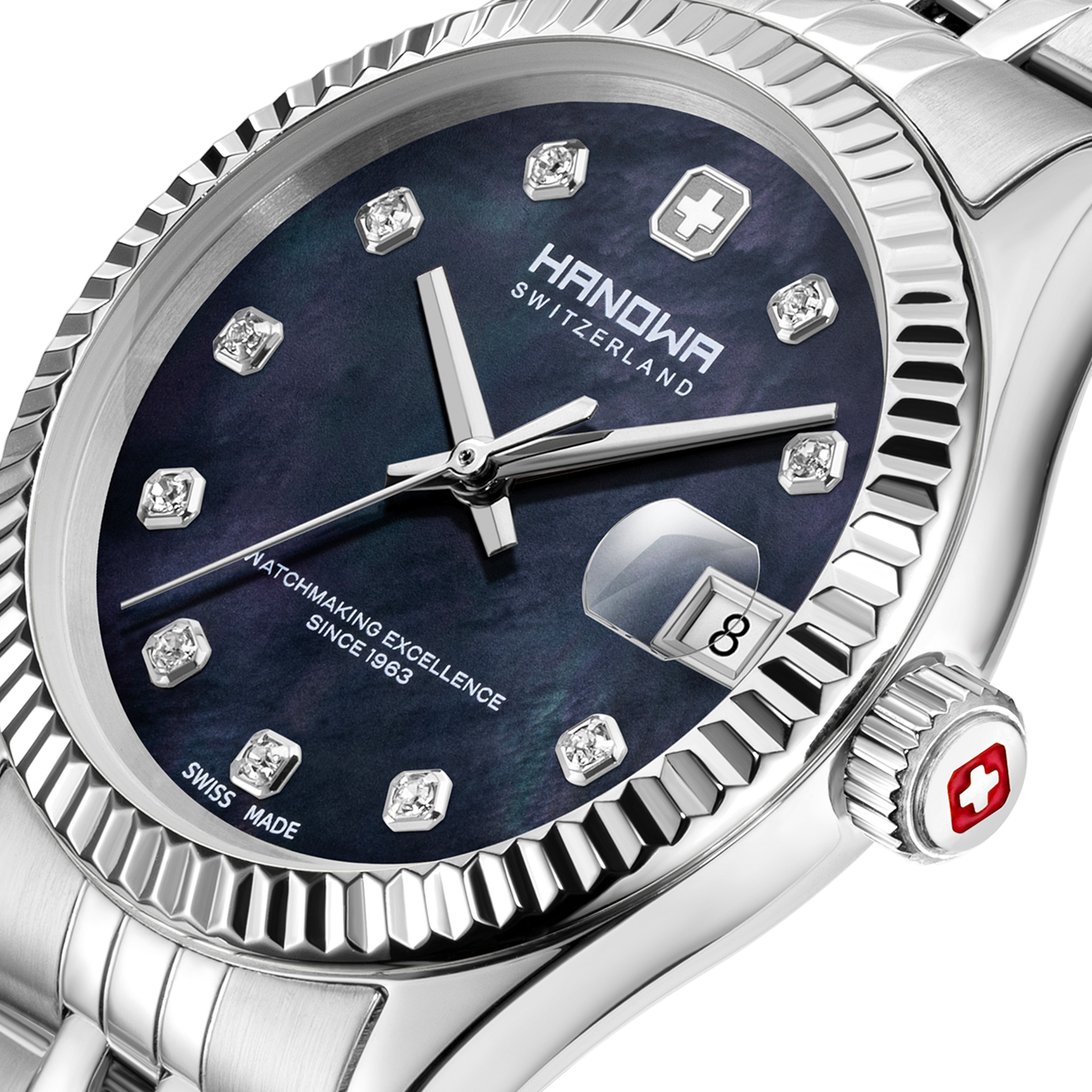 Sense Lady Pearl Blue Dial