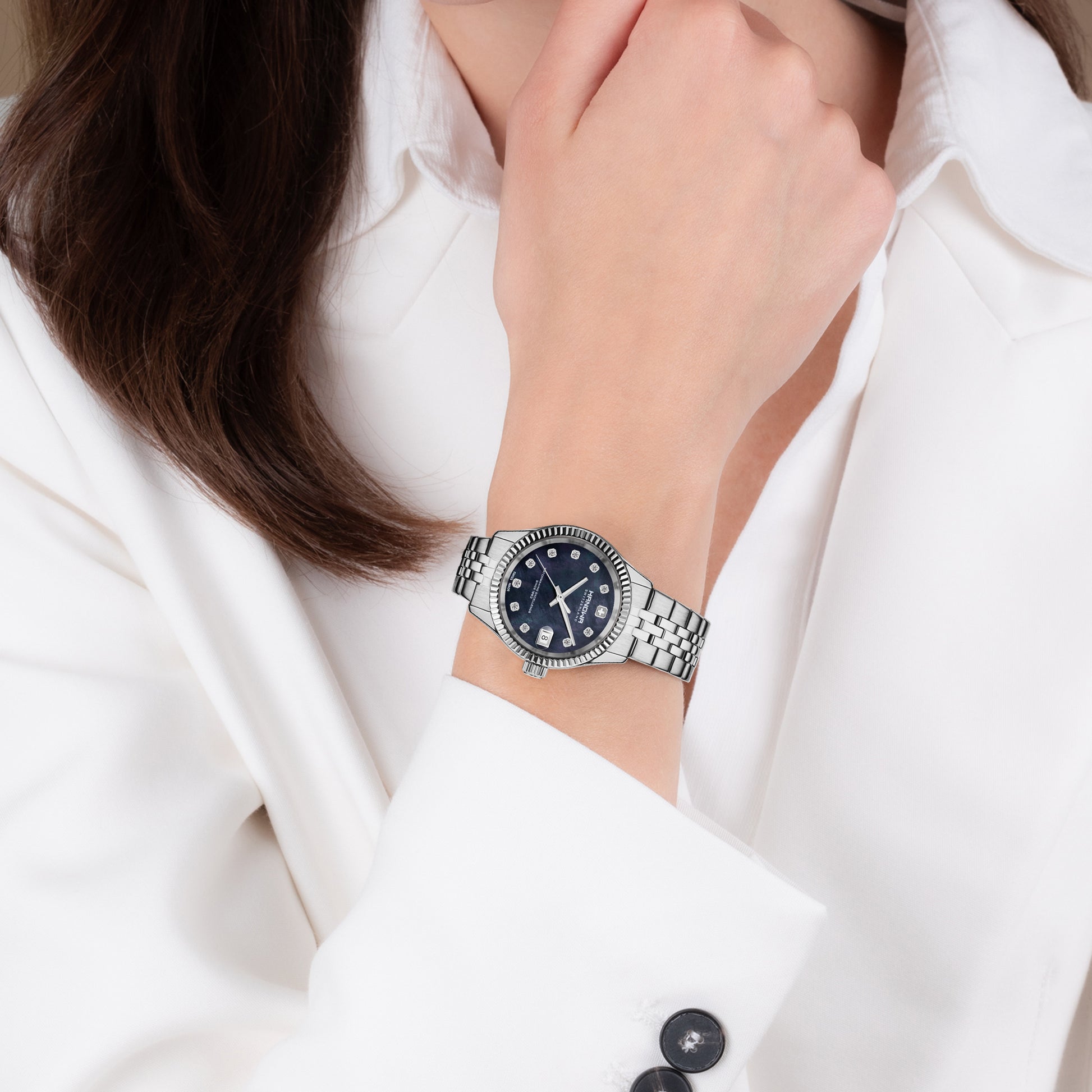 Sense Lady Pearl Blue Dial