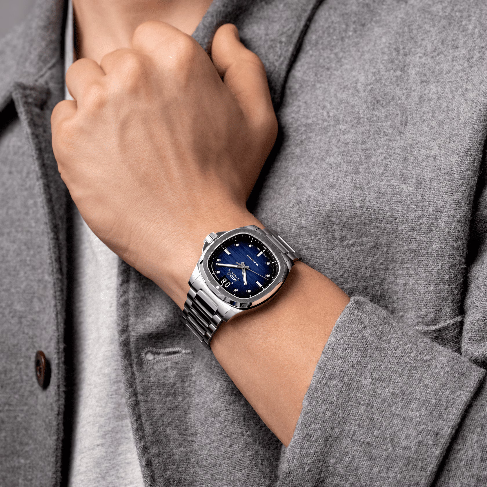 Multifort TV Big Date Blue Dial
