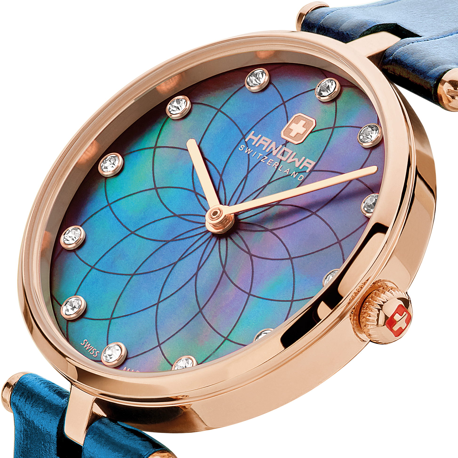 Maggia Lady Pearl Blue Dial