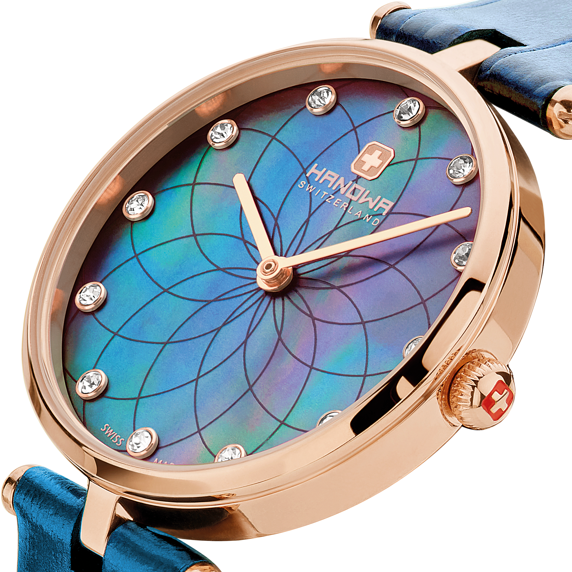 Maggia Lady Pearl Blue Dial