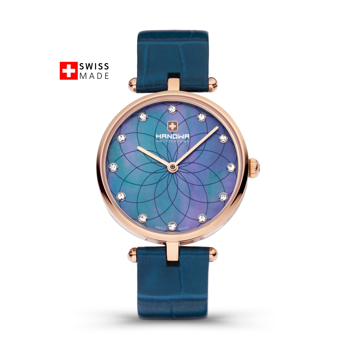 Maggia Lady Pearl Blue Dial