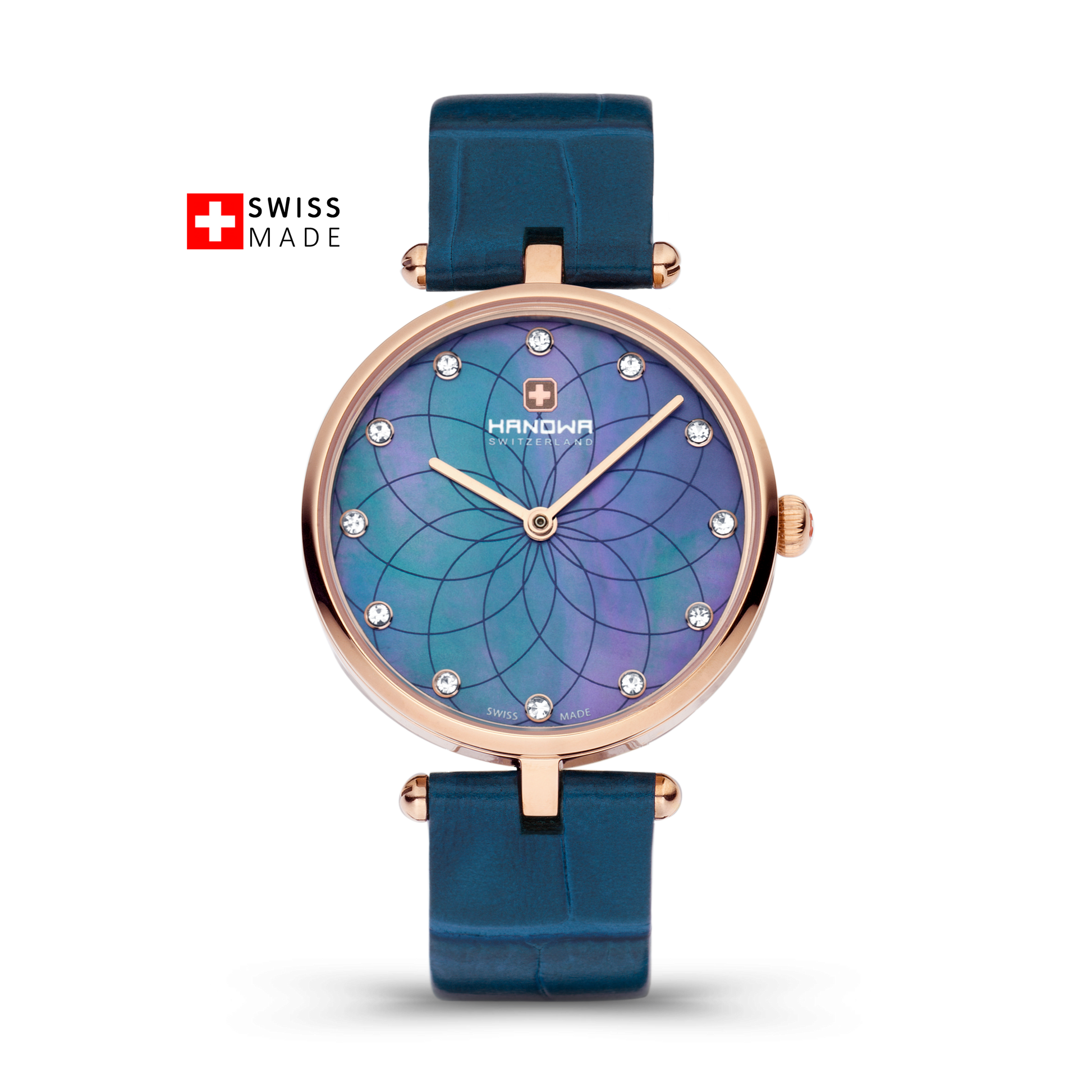 Maggia Lady Pearl Blue Dial