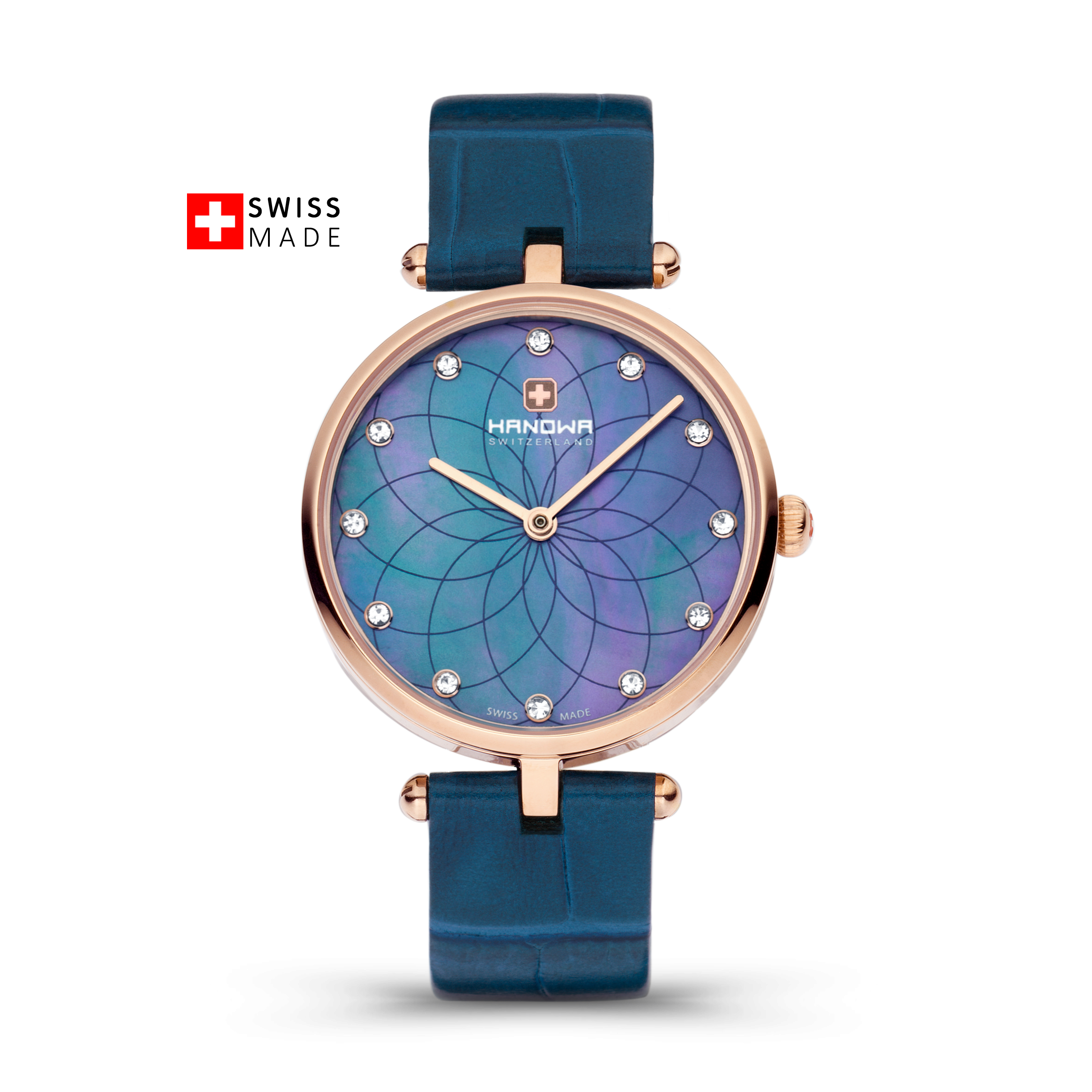 Maggia Lady Pearl Blue Dial