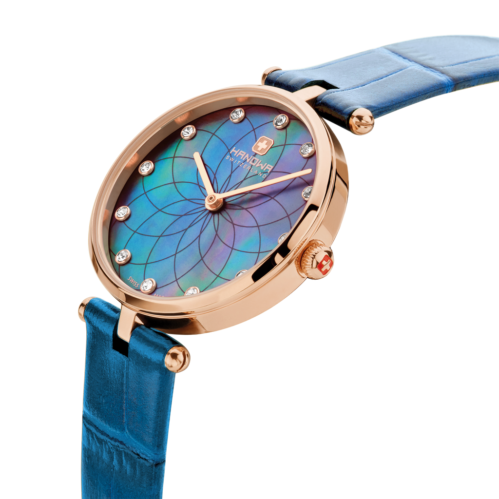 Maggia Lady Pearl Blue Dial