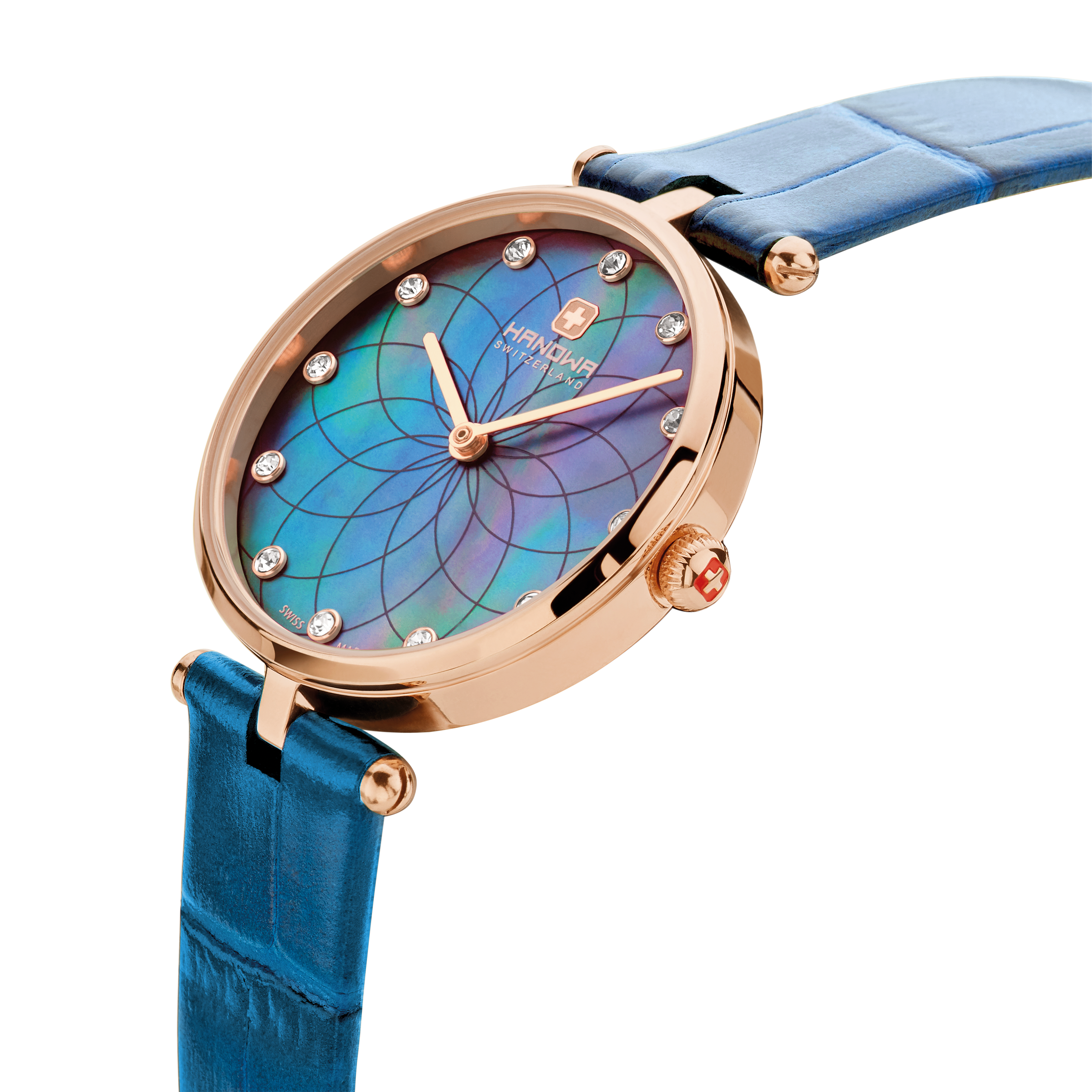 Maggia Lady Pearl Blue Dial