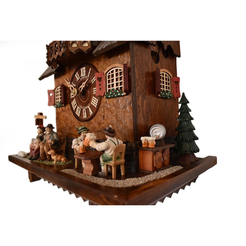 Reloj musical Cucú tallado a mano