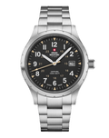 Reloj clásico militar suizo de caballero