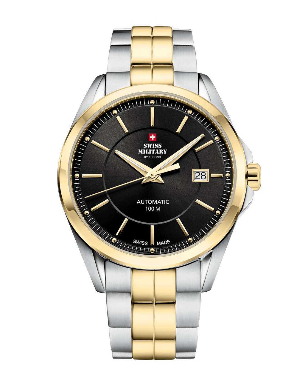 Elegante reloj suizo automático de hombre