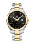 Elegante reloj suizo automático de hombre