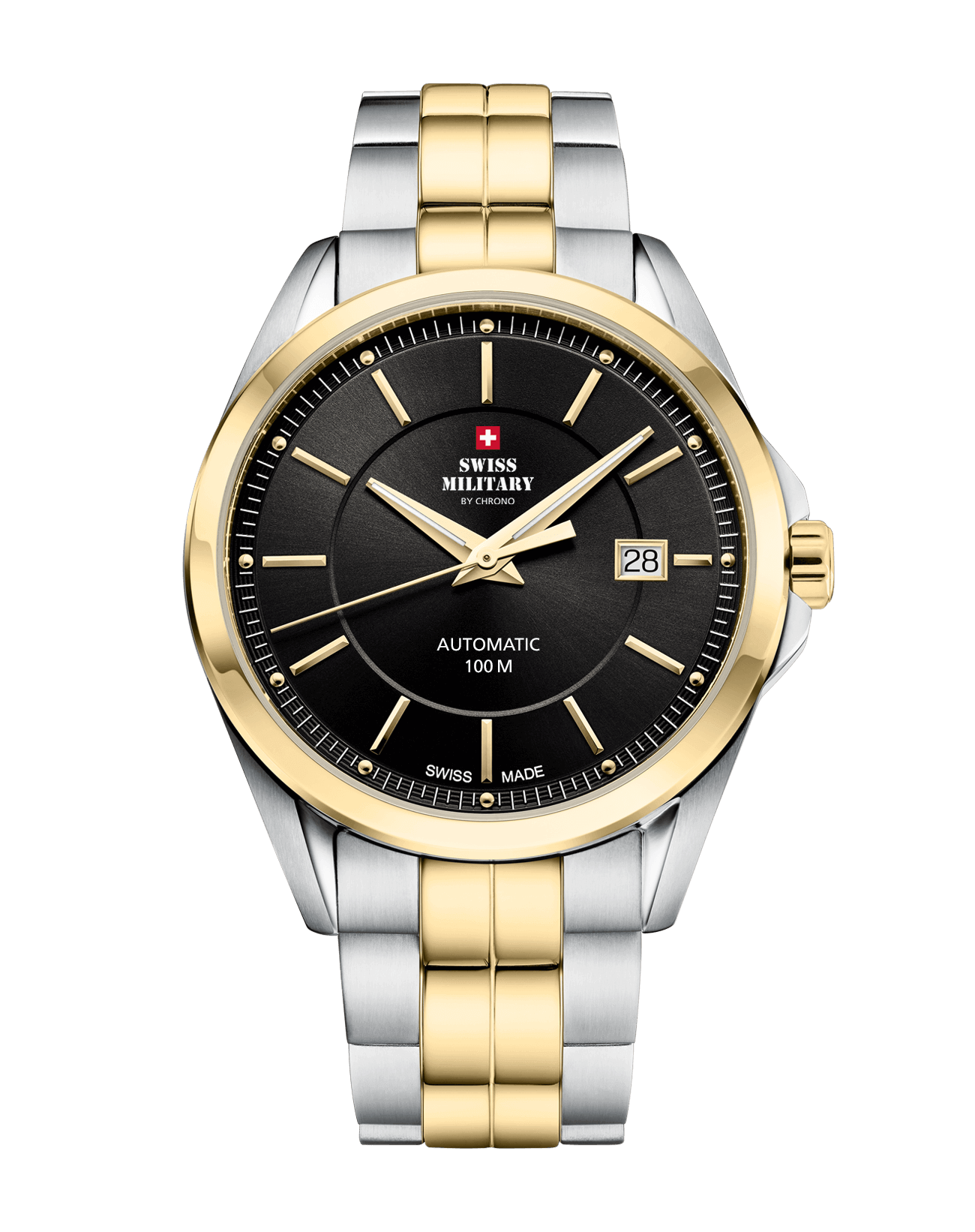 Elegante reloj suizo automático de hombre