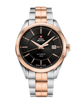 Elegante reloj suizo automático de hombre