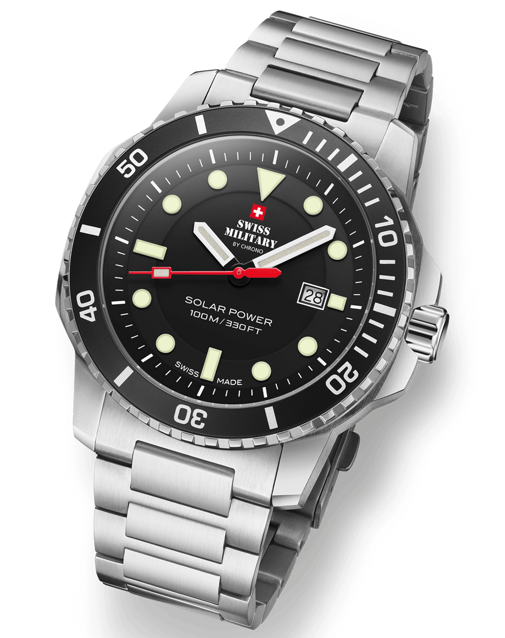 Swiss Military By Chrono, Reloj De Pulsera Caballero Movimiento Solar