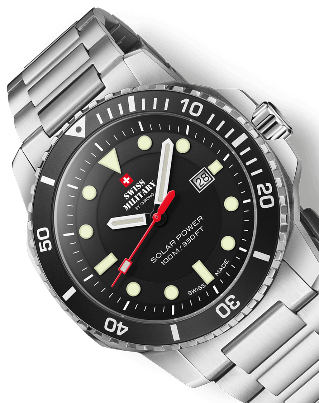Swiss Military By Chrono, Reloj De Pulsera Caballero Movimiento Solar