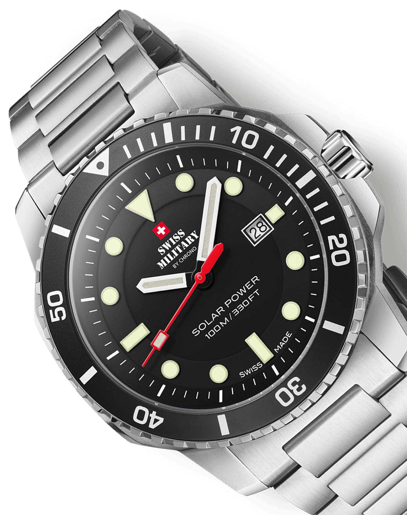 Swiss Military By Chrono, Reloj De Pulsera Caballero Movimiento Solar